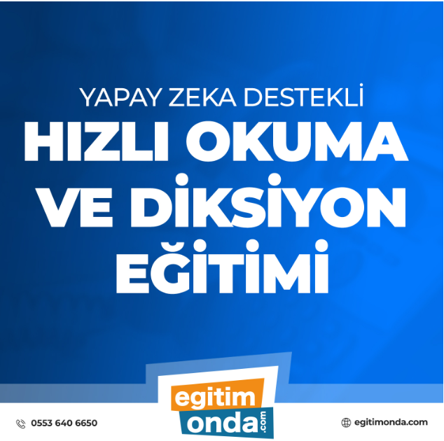 Yapay Zeka Destekli Hızlı Okuma ve Diksiyon Eğitimi